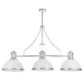 Подвесная люстра Lumina Deco Ettore LDP 710-3 WT+CHR