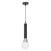 Подвесной светильник Lumina Deco Folino LDP 7012-1B BK+CHR
