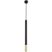 Подвесной светильник Lumina Deco Tuba LDP 1100-500 BK+GD