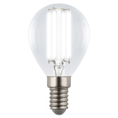 Лампа светодиодная Uniel E14 4W 4000K прозрачная LED-G45-4W/4000K/E14/CL GLY01TR UL-00011939