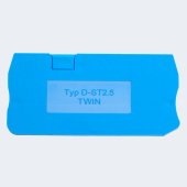 Торцевая заглушка для ЗНИ LD573 2,5 мм? (JXB PT 2,5), синий LD582-1-25