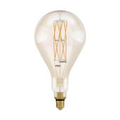 Лампа светодиодная филаментная диммируемая Eglo E27 8W 2100К янтарь 11686