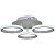 Потолочная светодиодная люстра Reluce 05855-0.3-03 WH (RGB)