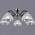 Люстра Illumico IL0435-5CSQ-24 BK AB SPICA