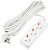 Удлинитель Uniel Ultra 3гн х 7м с/з S-GCU3-7 White UL-00010003