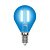 Лампа светодиодная филаментная Uniel E14 5W синяя LED-G45-5W/BLUE/E14 GLA02BL UL-00002989