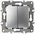 Выключатель двухклавишный ЭРА 12 10AX 250V 12-1104-03 Б0014647