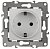 Розетка ЭРА 12 2P E Schuko 16A 250V винтовой зажим 12-2111-01 Б0029236