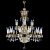 Подвесная люстра Artglass Sirael Brass Antique CE