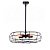 Подвесная люстра Lumina Deco Nino LDP 8008 BK