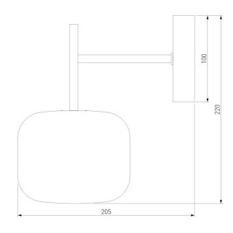 Бра Eurosvet Jar 70128/1 золото