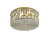 Потолочный светильник Newport Valencia 8457/PL gold М0068845