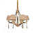 Подвесная люстра Lumina Deco Valentina LDP 1240-6 GD