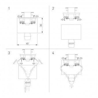 Адаптер Elektrostandard TRLM-1-WH a051727