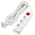 Удлинитель Uniel Ultra 3гн х 7м с/з S-GCU3-7B White UL-00010019