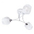 Потолочная люстра IMEX MD.4881-3-S WH+CH