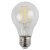 Лампа светодиодная филаментная ЭРА E27 5W 4000K прозрачная F-LED A60-5W-840-E27 Б0019011