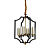 Подвесная люстра Lumina Deco Vigatto LDP 1224-4 BK+MD