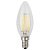 Лампа светодиодная филаментная ЭРА E14 7W 4000K прозрачная F-LED B35-7W-840-E14 Б0027943
