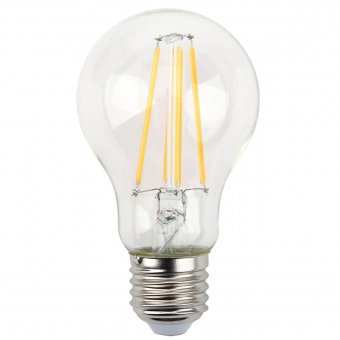 Лампа светодиодная филаментная ЭРА E27 11W 4000K прозрачная A60-11W-840-E27 Б0035026