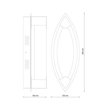 Настенный светильник Lucia Tucci Modena W172.1 Large LED400