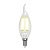 Лампа светодиодная филаментная Uniel E14 6W 3000K прозрачная LED-CW35-6W/WW/E14/CL GLA01TR UL-00002199
