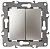 Выключатель двухклавишный ЭРА 12 10AX 250V 12-1004-04 Б0014654