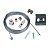 Набор для подвесного монтажа трехфазных шинопроводов Uniel UFB-H45 Silver 1 Polybag UL-00006033