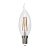Лампа светодиодная филаментная Uniel E14 11W 3000K прозрачная LED-CW35-11W/3000K/E14/CL PLS02WH UL-00005170