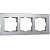 Рамка на 3 поста Werkel Aluminium алюминий W0031706 4690389158063