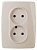 Розетка ЭРА 12 2x2P 16A 250V 12-2007-02 Б0038811